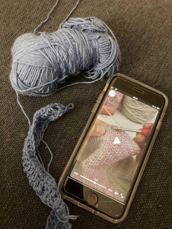 Stricken mit Handy-Anleitung