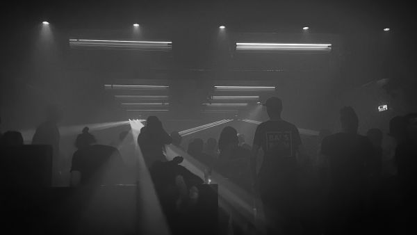 in the club, dancing, ecstatic people