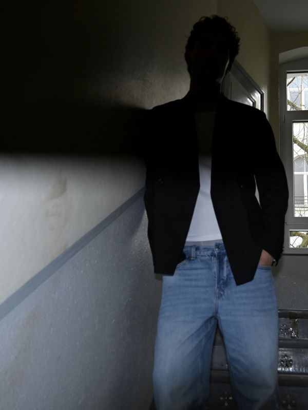 Bekanntschaft auf der Treppe